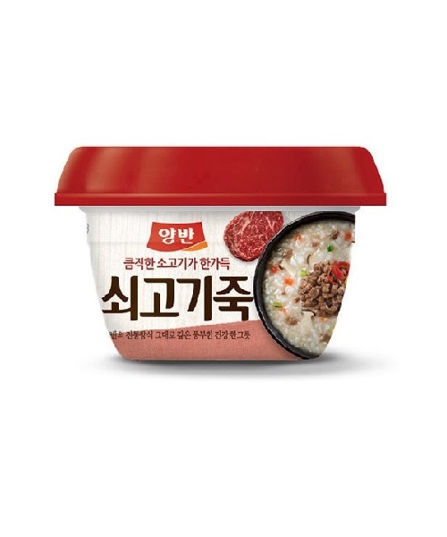[동원] 양반 용기 쇠고기죽 285g X 12개